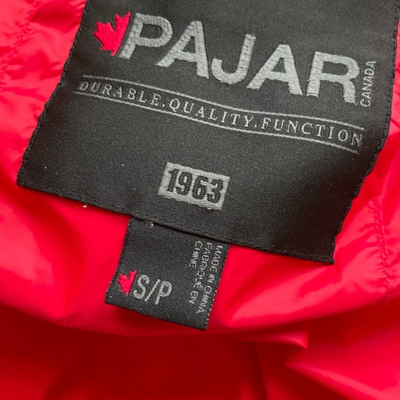 Pajar Red White Button Jaegar 3M Thinsulate-Fill Featherless Vest Size S Mens - Picture 8 of 8